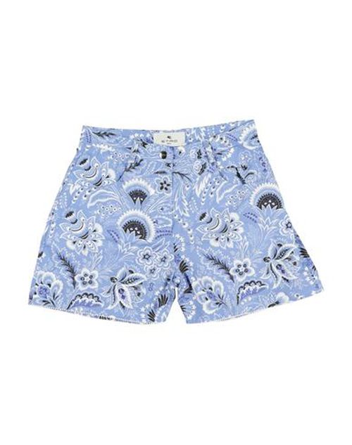 Kid Girl Shorts & Bermuda Shorts Light blue Size 12 Cotton