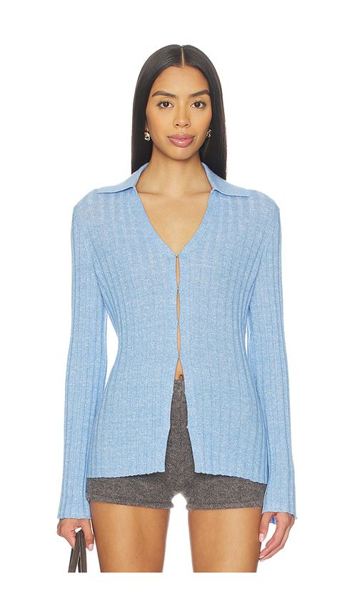 Guest In Residence Breezy Cardigan in Baby Blue. - S also in XS