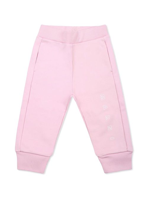 Logo-print track pants - Pink