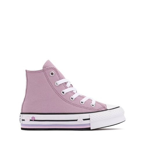 Converse Chuck Taylor All Star Lift Flower High-Top Sneaker - Little Kid - Orchid