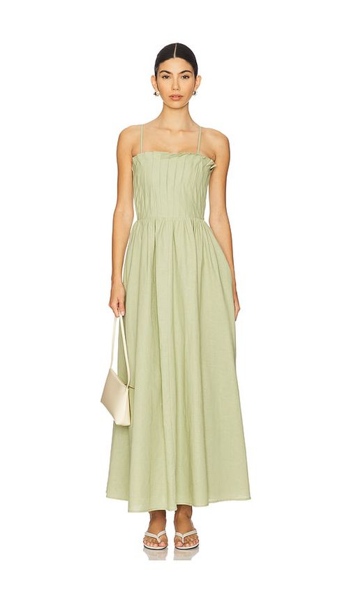 SNDYS Hilda Maxi Dress in Sage. - XXS also in