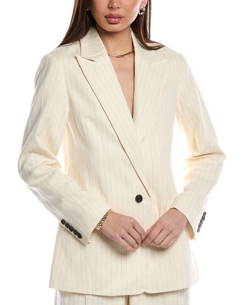 Payton Linen-Blend Blazer