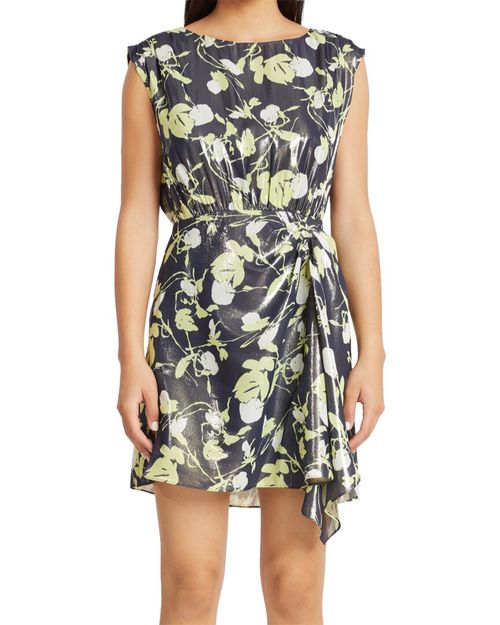 Raisa Silk-Blend Mini Dress