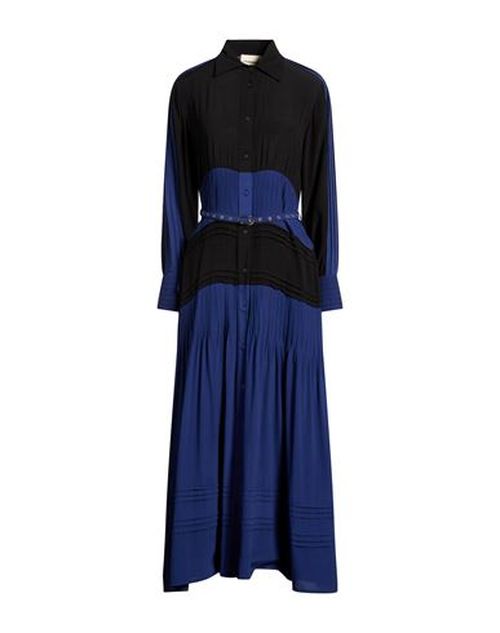 Woman Maxi dress Bright blue Size S Silk