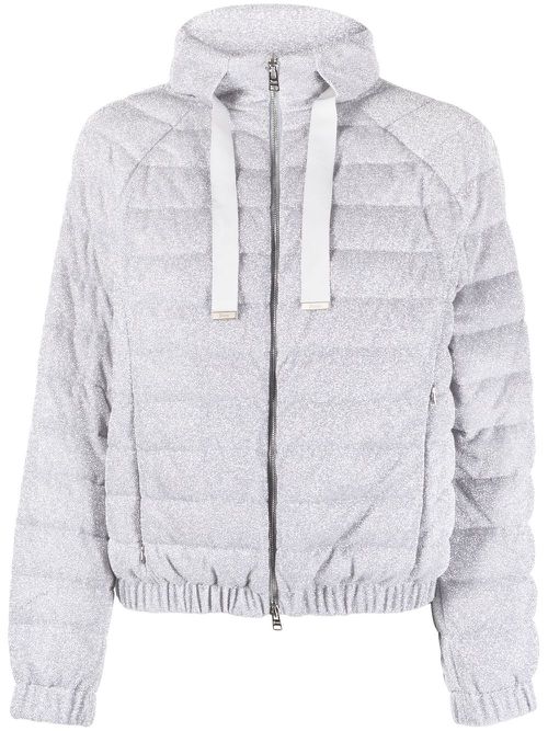Metallic padded jacket - Silver