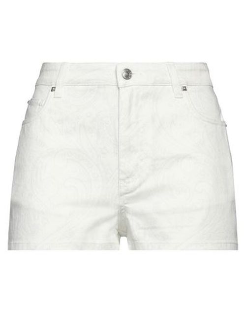Woman Denim shorts Ivory