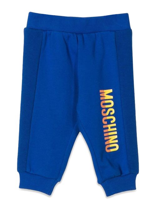 Pantalon De Jogging Moschino Couture, Blanc, Logo éclaboussure, Taille 36, Neuf Avec étiquettes
