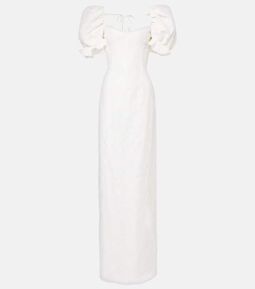Isidore cotton and silk maxi dress
