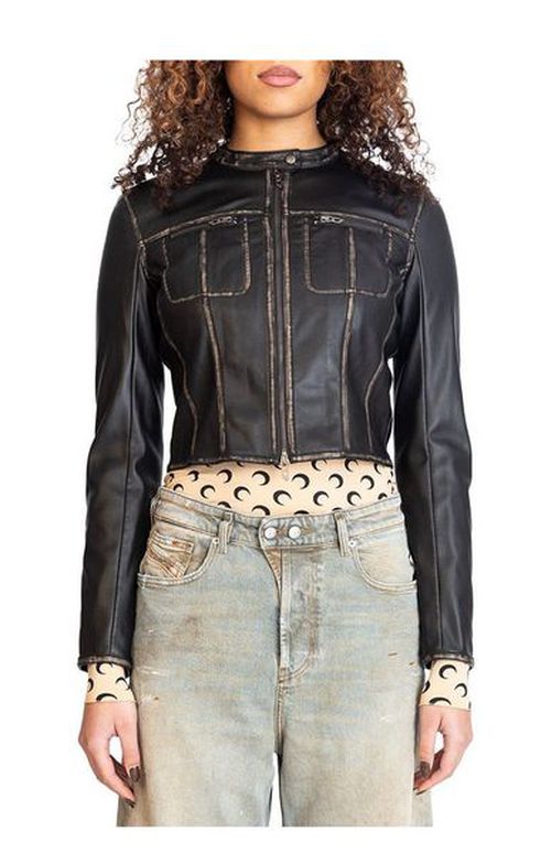 Diesel G-Lobe Zipped Biker Jacket