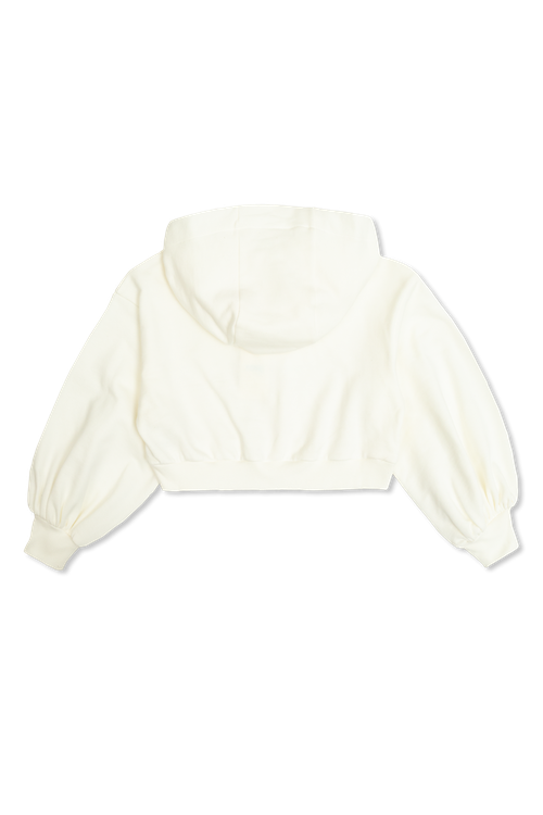 Sweatshirt With Logo, Unisex, Cream
