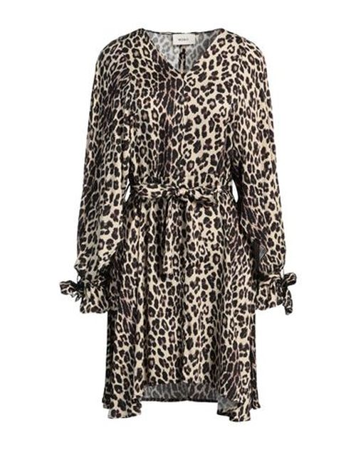 Woman Mini dress Beige Size M Viscose