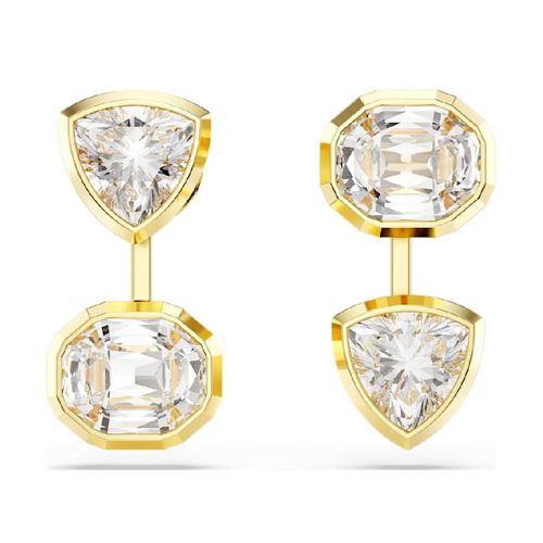 Swarovski | Imber Gold-Plated Asymmetrical Earrings | Realry