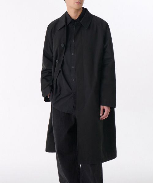 Oversized Balmacaan Trench Coat