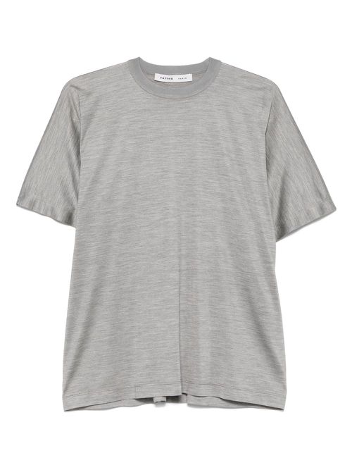 Carven silk T-shirt - Grey