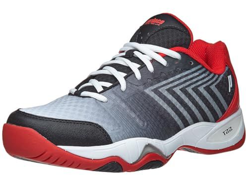 Prince T22 Lite Bk/Wh/Rd Men's Shoe 11.0 Black/White/Red