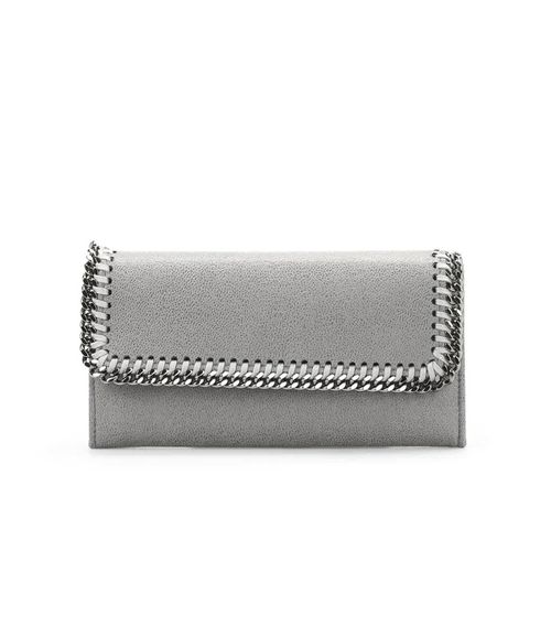 Falabella Continental Wallet- Grey