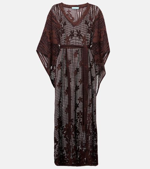 June cotton-blend kaftan