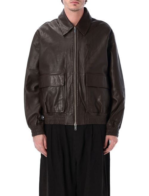 Piston Leather Zip-up Jacket