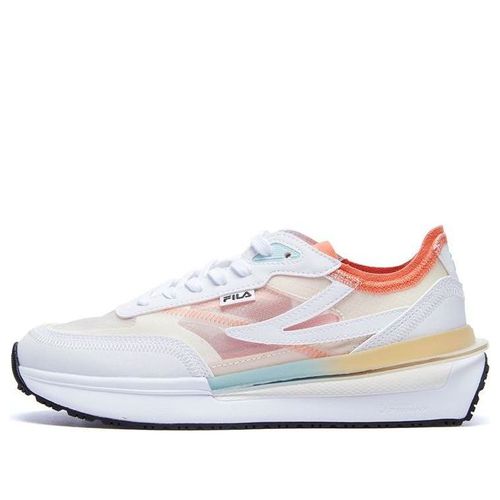(WMNS) RENNO Classics Sneakers 'White Orange'