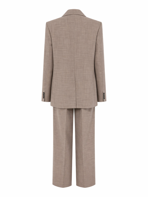 Oslo Pant Suit — Beige