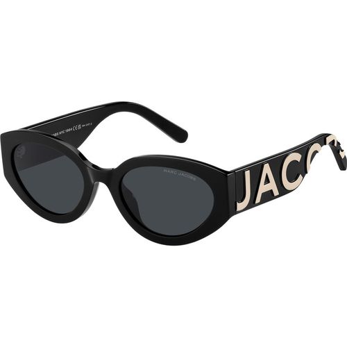Marc Jacobs Woman Marc Jacobs MARC 694/G/S 80S/2K Sunglasses Acetate Black Grey Cat Eye Norma