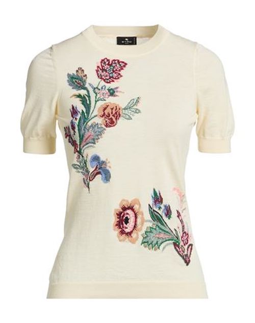Woman Sweater Cream Size 10 Wool, Polyamide, Viscose, Polyester, Cotton