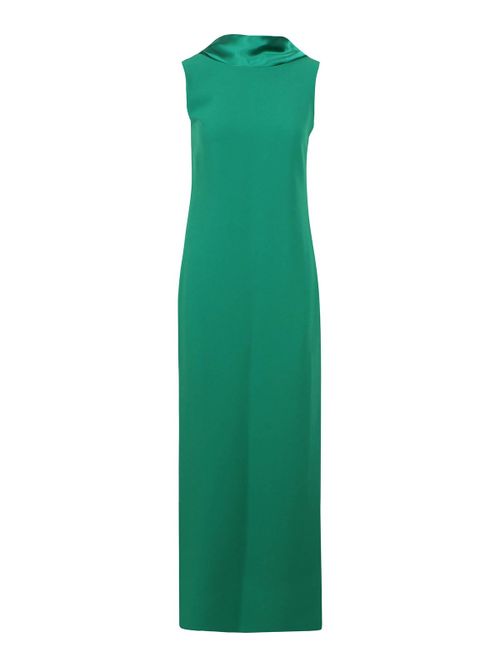 Cady dress with draped back