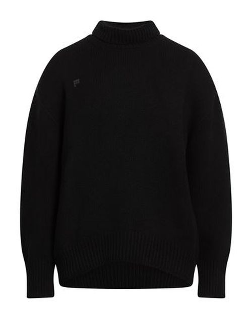 Man Turtleneck Black Size S Recycled cashmere, Recycled wool