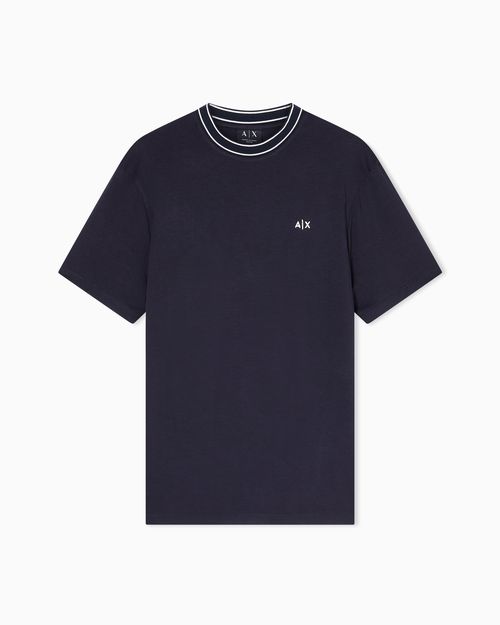 Slim fit T-shirt in technical fabric