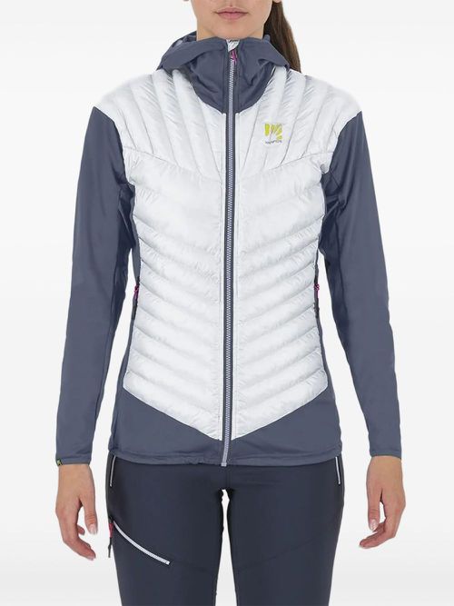Hooded quilted jacket - Blue