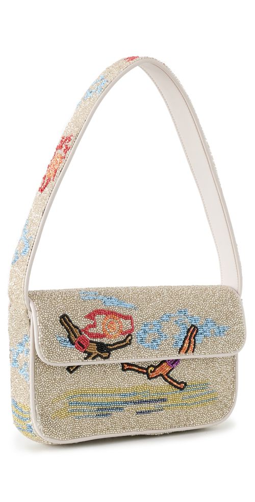 STAUD Tommy Beaded Bag Divers One Size