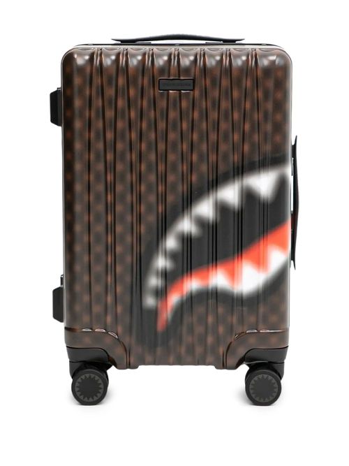 Sharks in Paris hard-shell suitcase - Brown