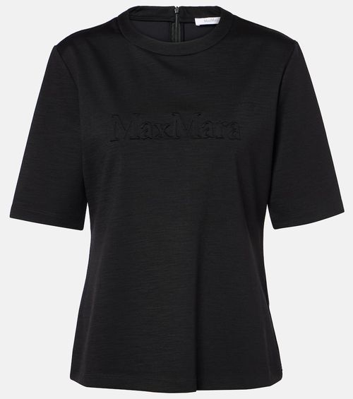 Peter embroidered wool T-shirt