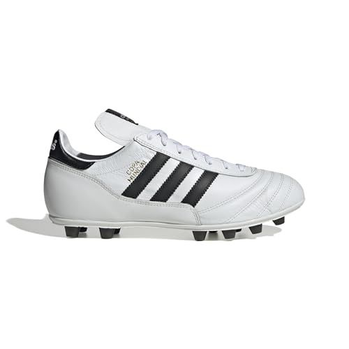 Adidas Men's Copa Mundial Firm Ground Soccer Cleats - Timeless Classic with Premium K-Leather Forefoot and Crafted in Germany (White/Black, US Footwear