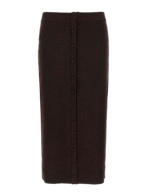 Midi skirt buttons