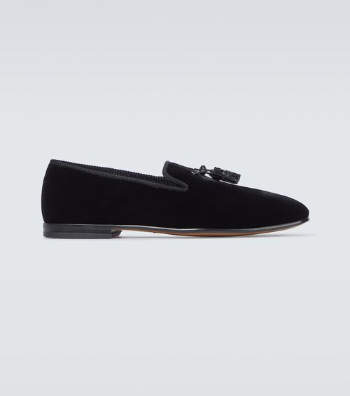 Velvet loafers