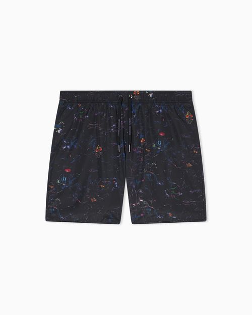 All-Over Graphic Print Swimsuit