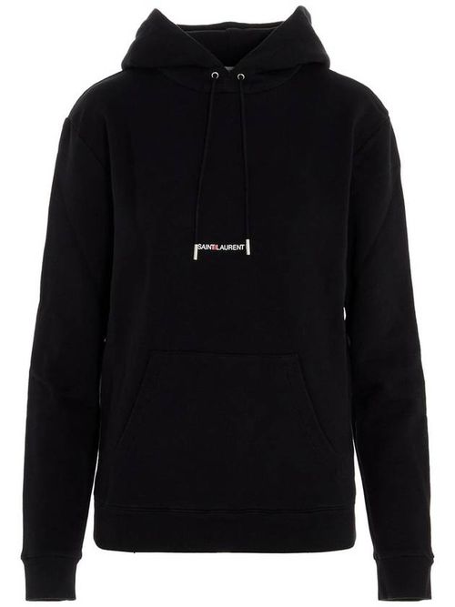 Logo print hoodie