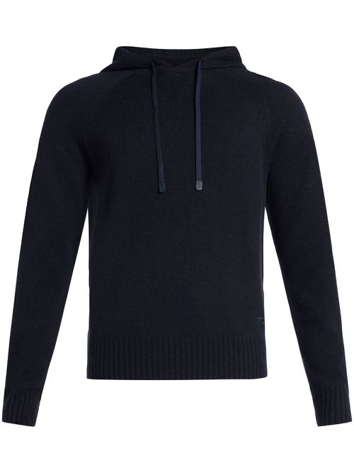 Cashmere hoodie - Blue