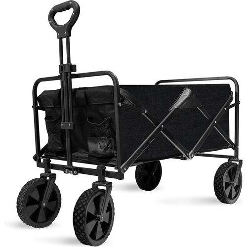 Adjustable Handle Folding Wagon Cart Heavy Duty for Outdoor Shopping