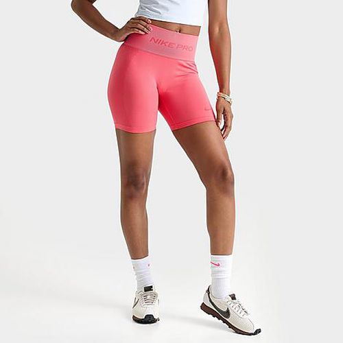 Women's Pro Seamless Dri-FIT High-Waisted 5" Biker Shorts in Sea Coral