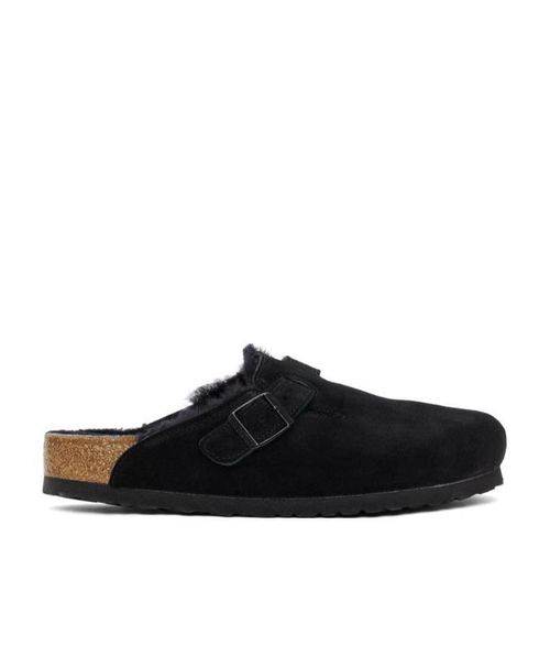 Boston shearling-lined clogs
