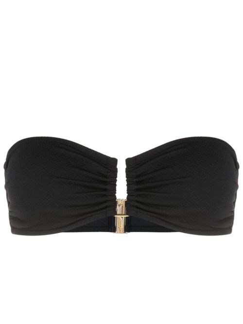 Rita bandeau bikini top - Black
