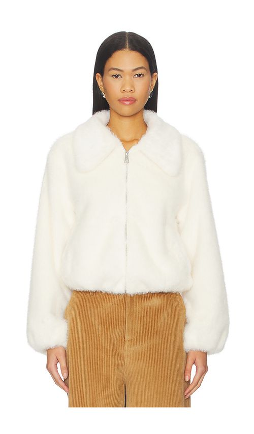 Steve Madden Evanie Coat in Cream. L. Also in S, XS