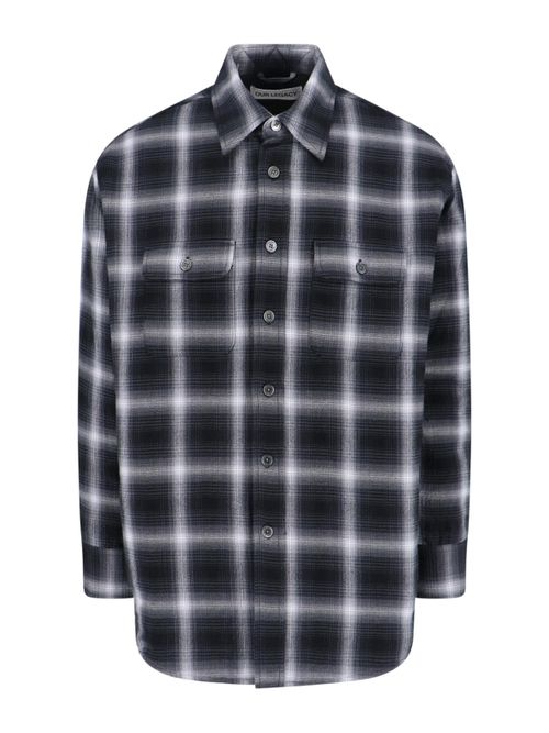 Men's 100% Cotton Shadow Check Shirt