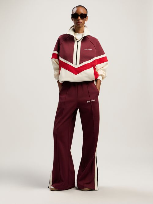 Colorblock Anorak Track Jacket Woman  Burgundy