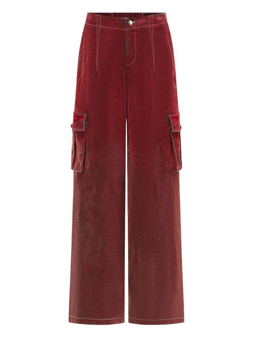 OUDE WAAG cargo pants - Red