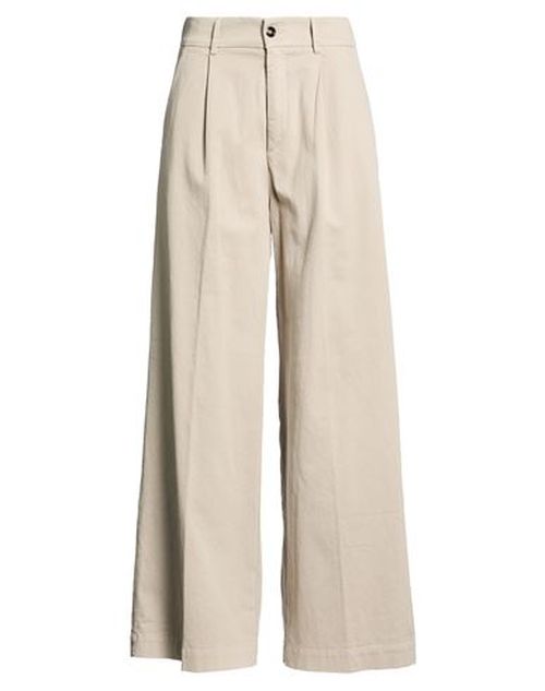Woman Pants Light grey Size 27 Cotton, Elastane