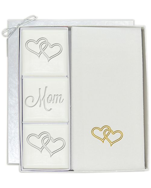 Double Hearts For Mom Soap And Towel Set
