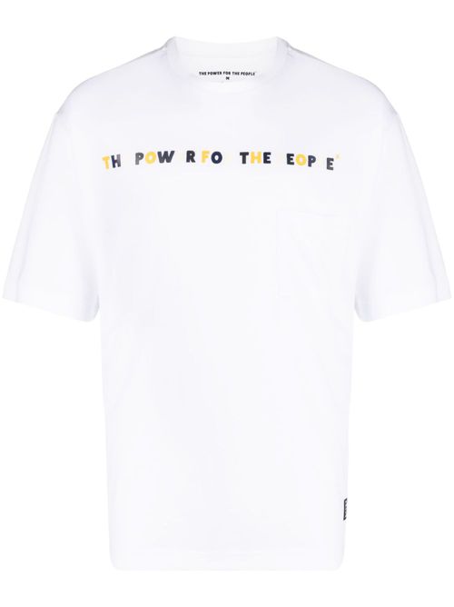 Logo-print organic-cotton T-shirt - White